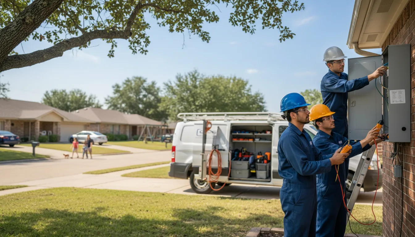 Certified electrician providing emergency electrical services in Gaston, IN